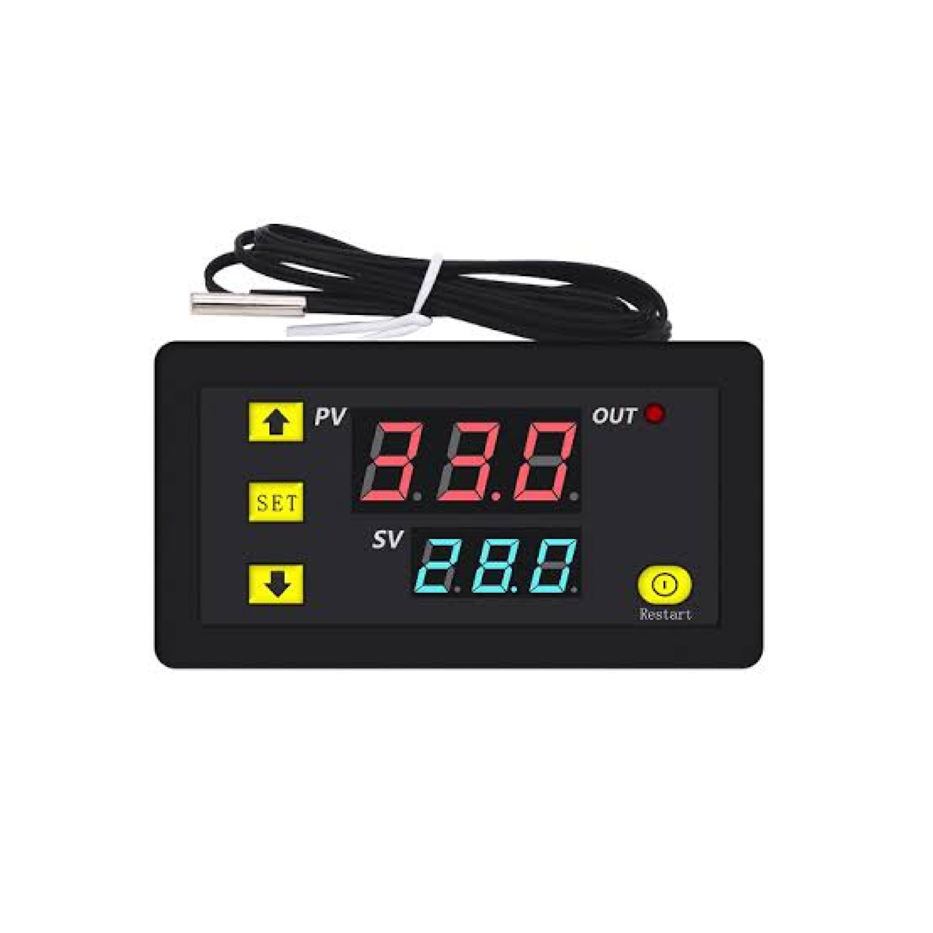 W3230 AC110-220V Digital Temperature Controller Microcomputer Thermostat Switch with 1m Cable - Image 2