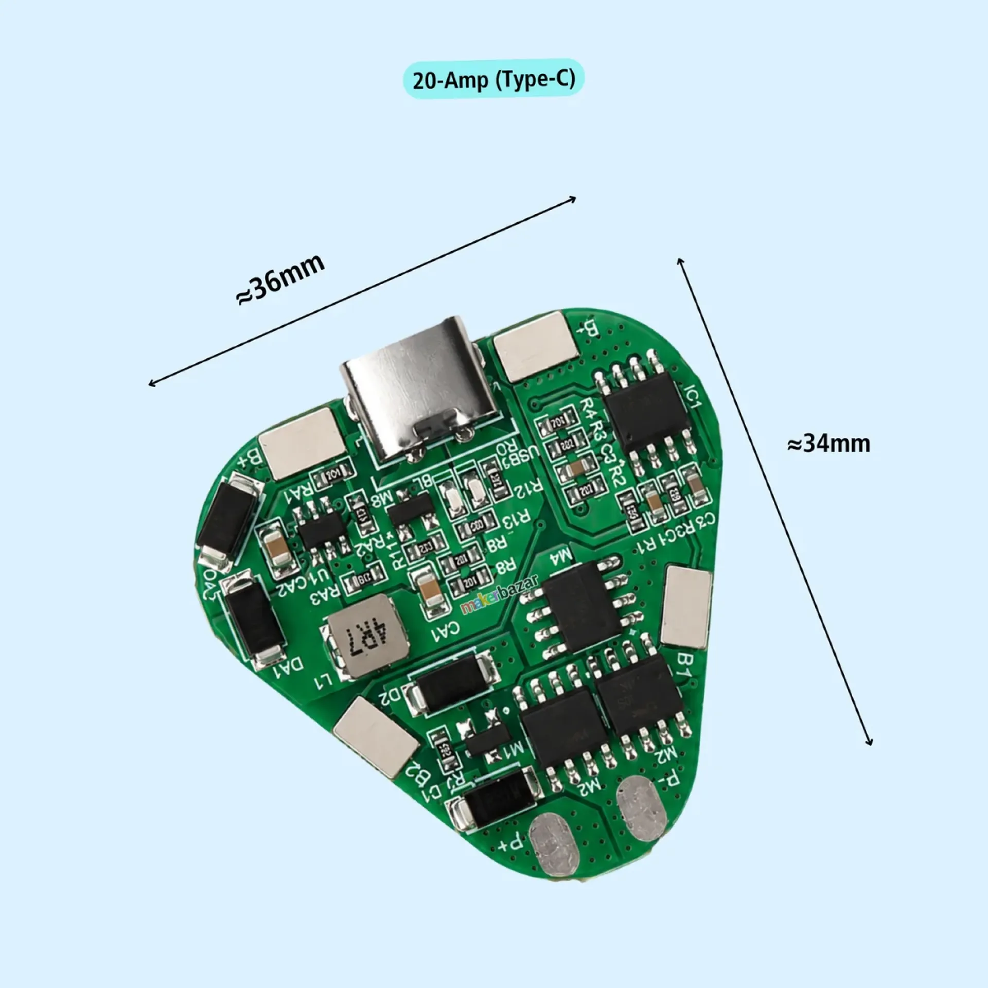 3S 12V 15A BMS 18650 Lithium Battery Protection Board for Cordless Hand-Drill Machine - Image 6