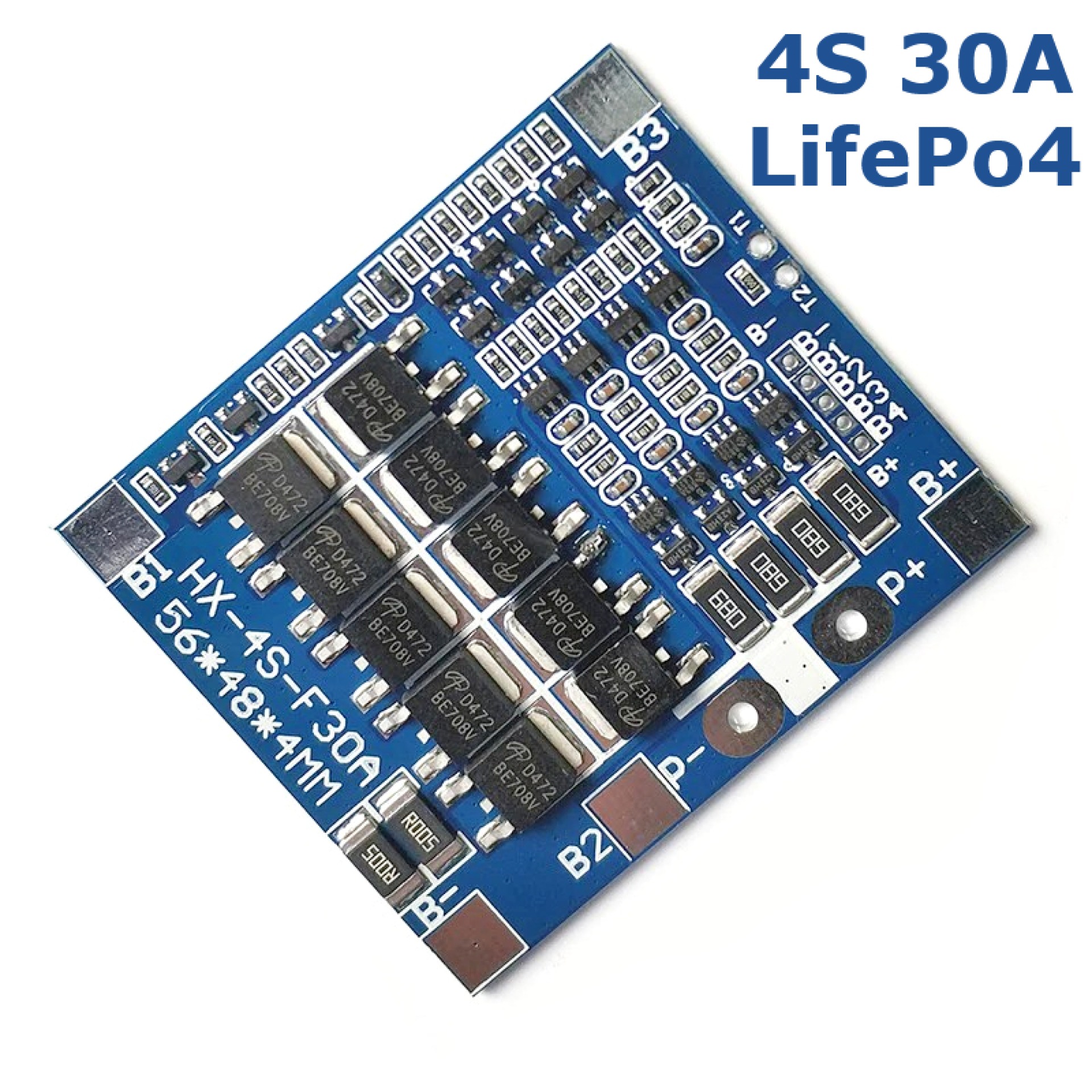 LifePo4 Battery Charger Protection Module (BMS) 4S 30A 12V with Cell Balancing - Image 2