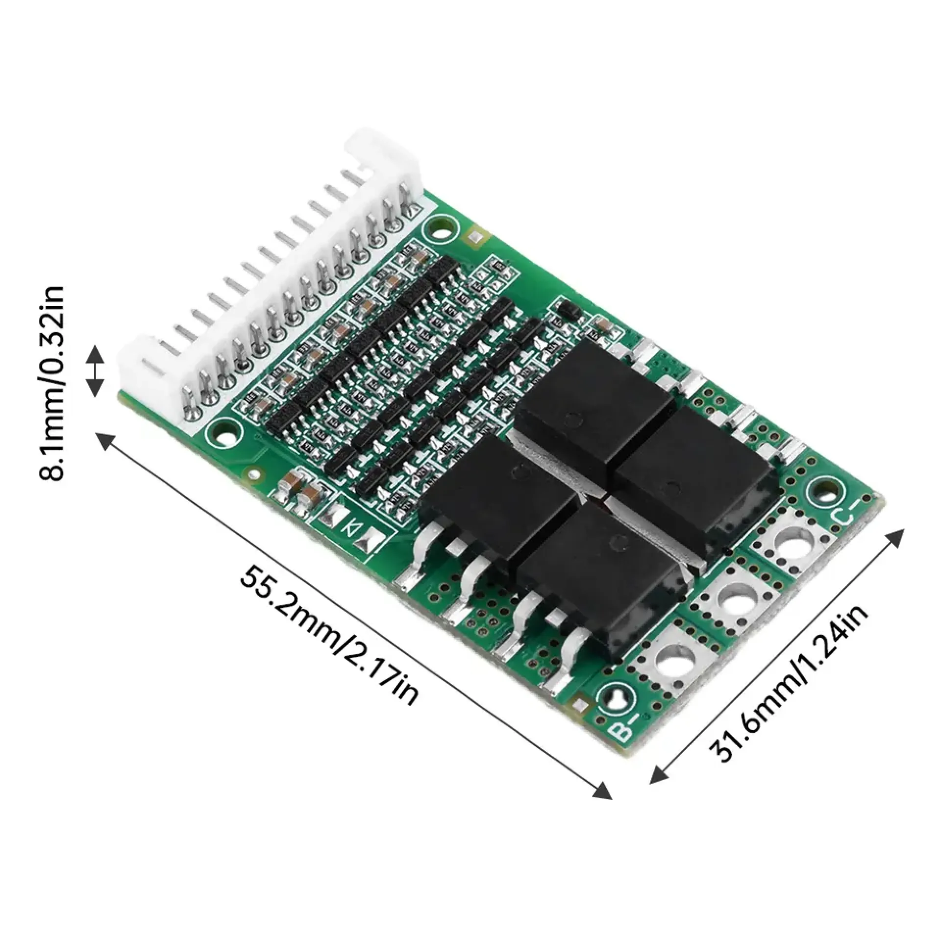 LifePo4 Battery Charger Protection Module (BMS) 13S 25A