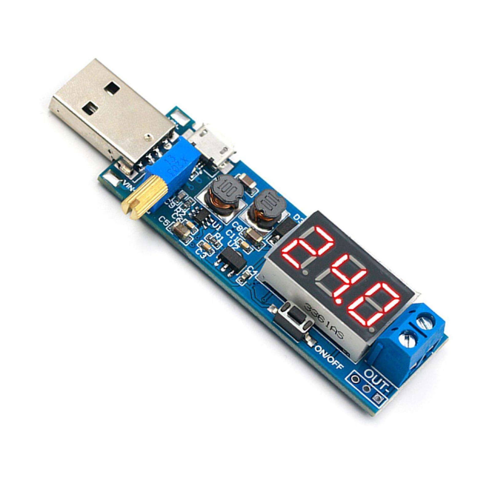 DC-DC USB Step Up & Step Down Adjustable Converter Module - Image 4