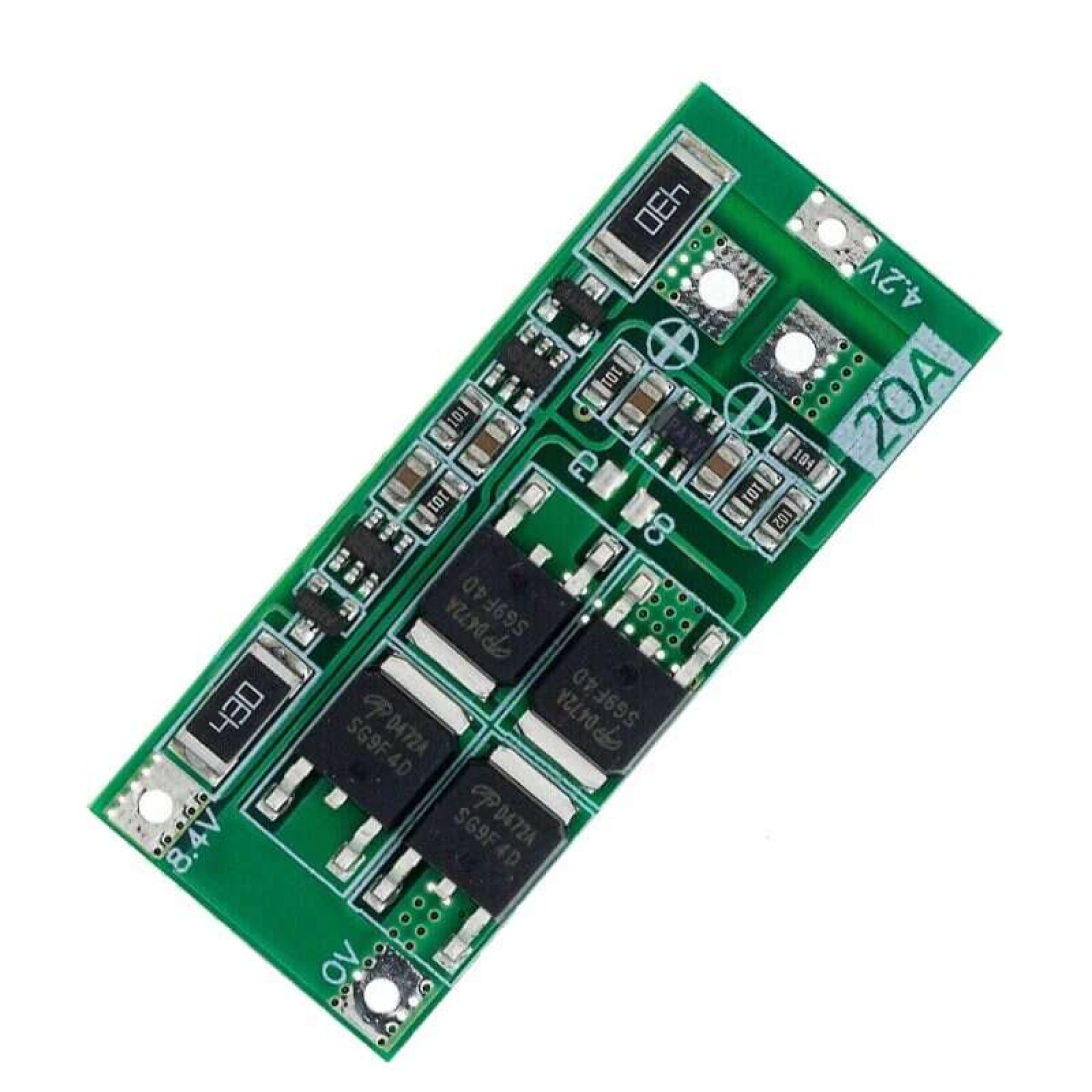 Lithium Battery Charger Protection Module (BMS) 2S 20A 8.4V with Cell Balancing - Image 2