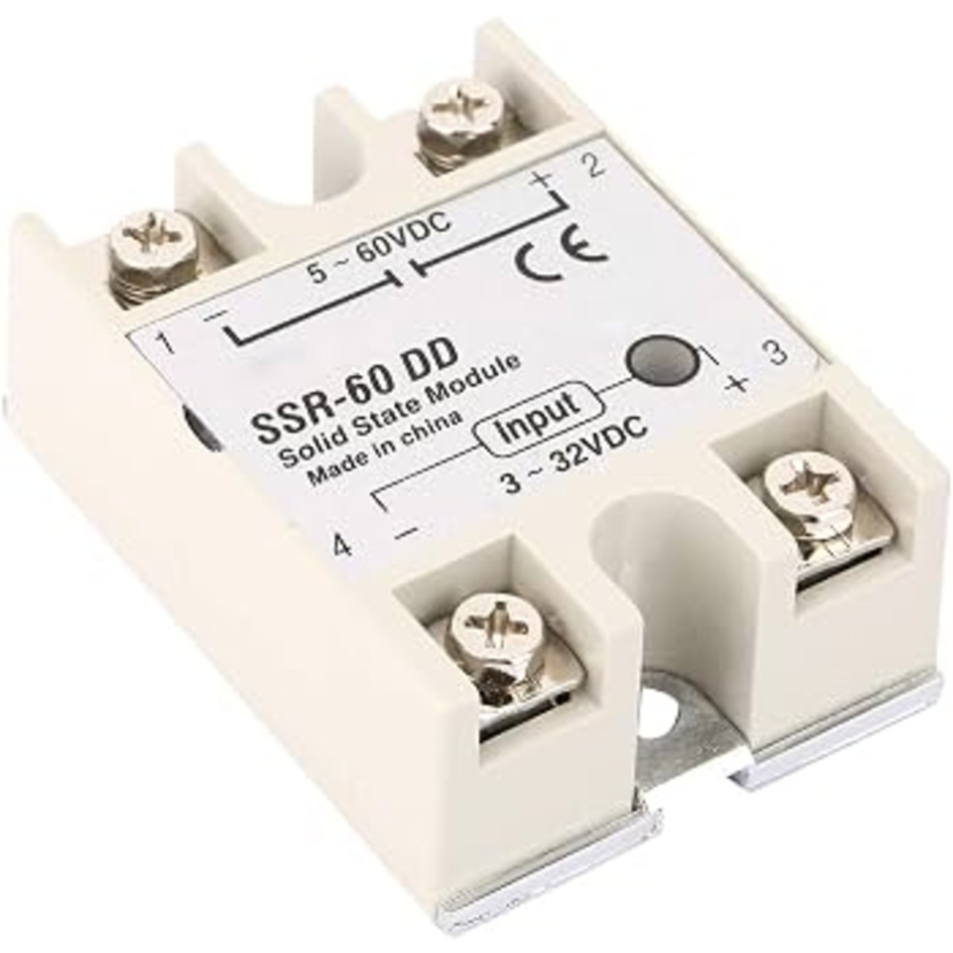Solid State Relay 60A Input 3-32Vdc / Output 24~380Vac - Image 2