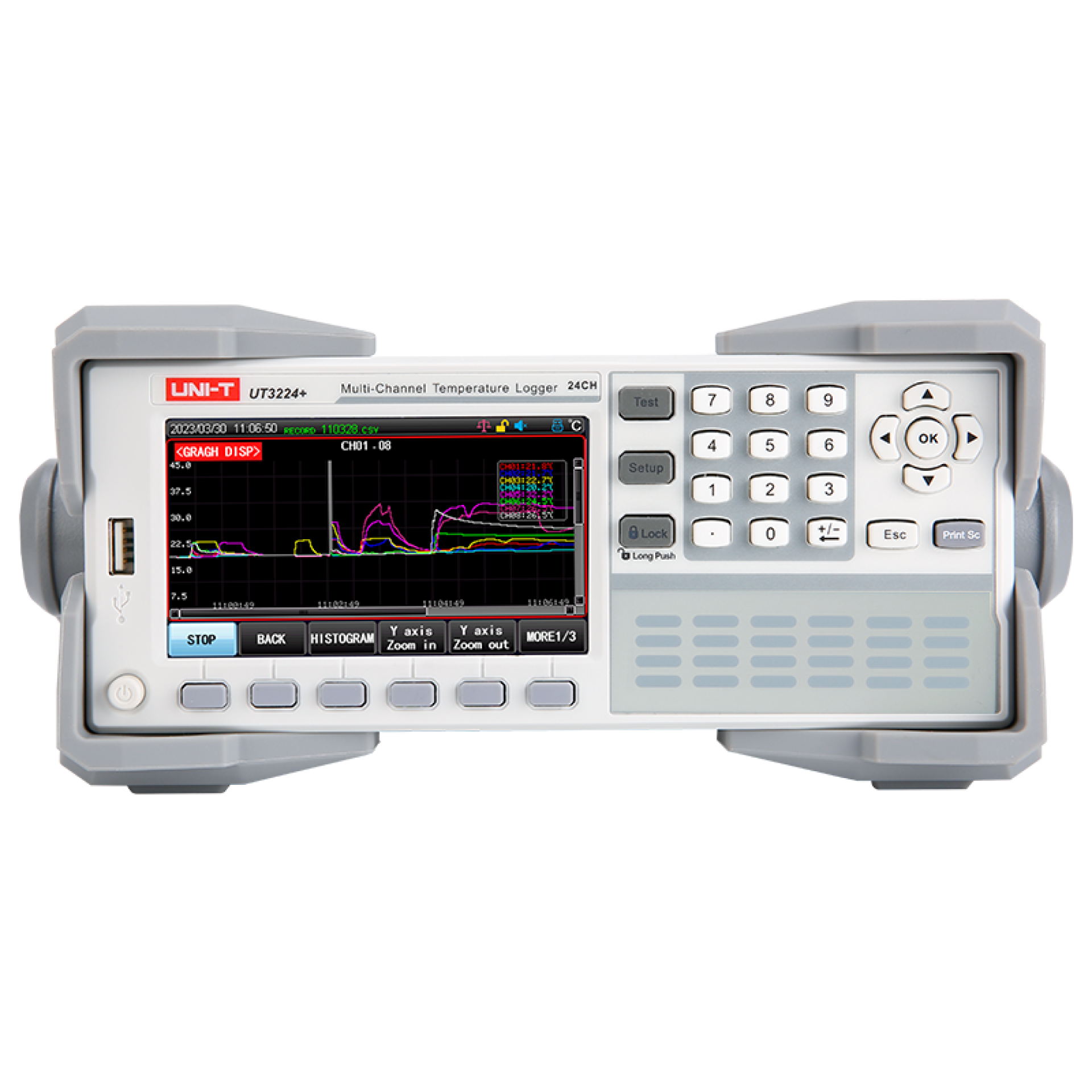 UNI-T UT3224+ Multi-channel Temperature Measuring Device (-200~1800°C; 24CH) - Image 3