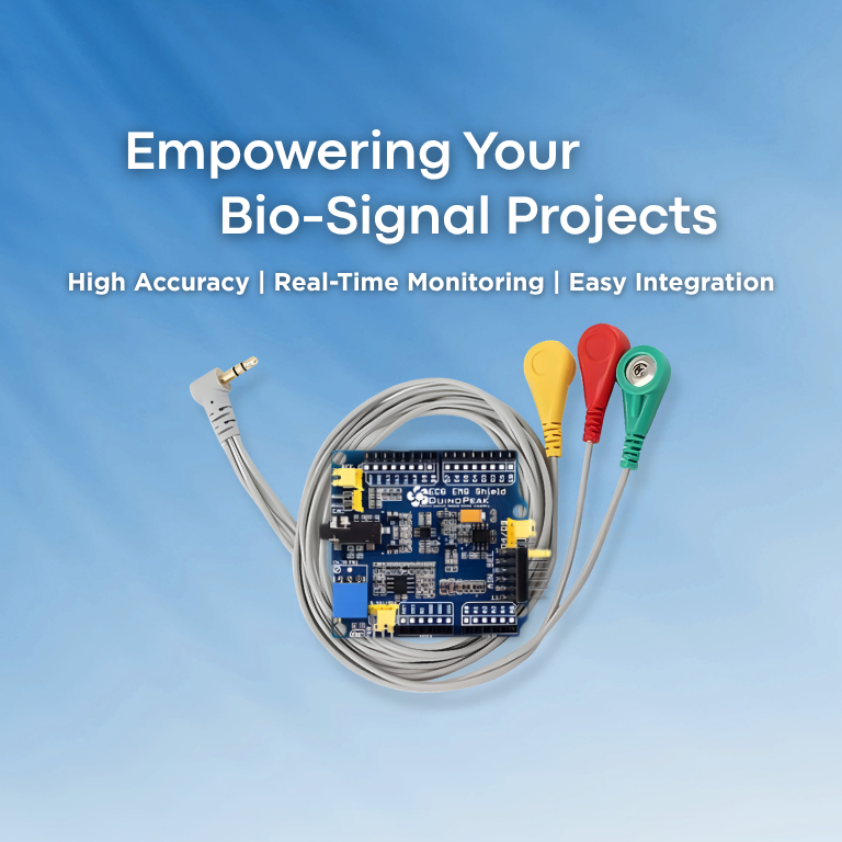 ECG-EMG Arduino Shield (Bio-feedback Sensor)