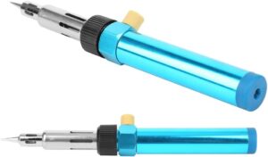 Walfront 100W Portable Butane Gas Soldering Iron – Adjustable Cordless Heat Pen