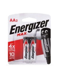 Energizer 2 AA Max Batteries 1.5 Volts