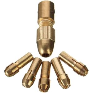 Mini Drill Accessories Drill Chucks Set 0.5-3mm Adapter Fits 2.3mm Motor Shaft