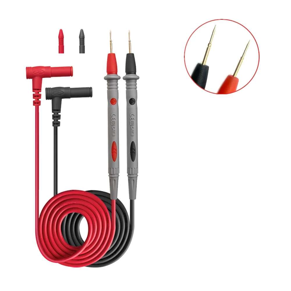 Multimeter CAT II AVO Probes with Thin Pins for Breadboard 110cm Multimeter CAT II AVO Probes with Thin Pins for Breadboard 110cm