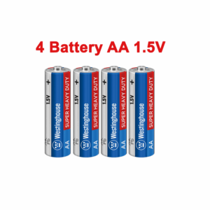 4Pcs Battery AA 1.5V Westinghouse Heavy duty