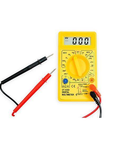 digital multimeter for voltage test dt 830d with buzzer