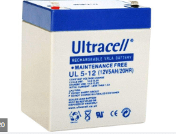 Ultra-cell Sealed Lead Acid Battery (12V,5AH/20HR)