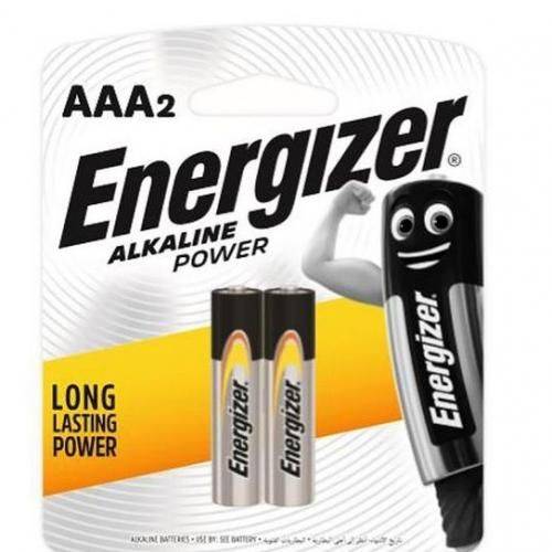 Energizer Alkaline AAA 1.5V Two Batteries