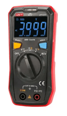 UT123T Pocket-sized Residential Multimeter