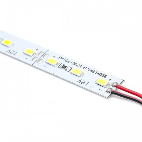 1M SMD5730 12V White Rigid Led Strip Light 72 Leds/m