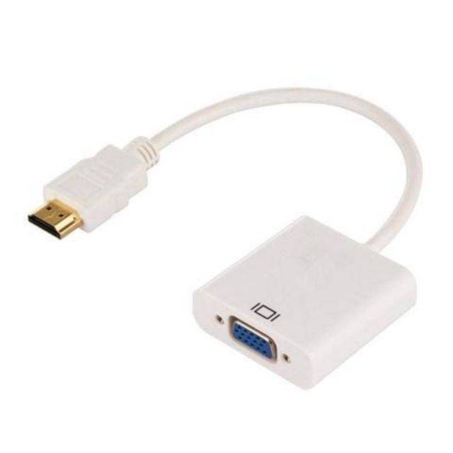 HDMI to VGA Adapter – White