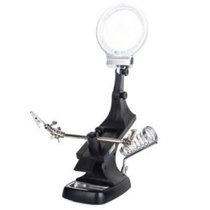 Multifunctional LED Helping Third Hand Magnifying