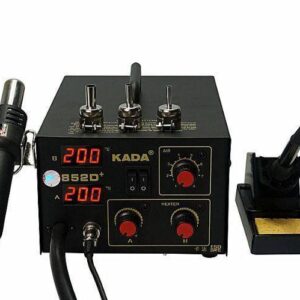 KADA 852D+ soldering desoldering station brushless fan hot air gun smd rework soldering station