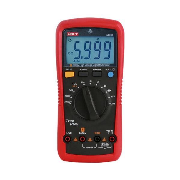 UNI-T UT892 2000V AC/DC High Voltage Digital Multimeter