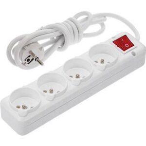 Electric 4-Child Protected 2 m Group Socket