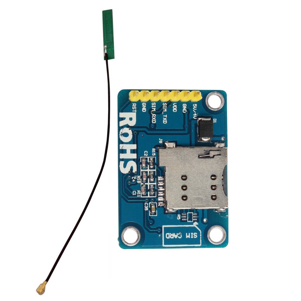 SIM800L V2.2 GPRS GSM Module with MicroSIM Card Port and PCB Anttena