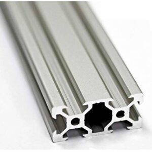 1M Industrial V slot Aluminum Rail Profile 2040 Silver Color