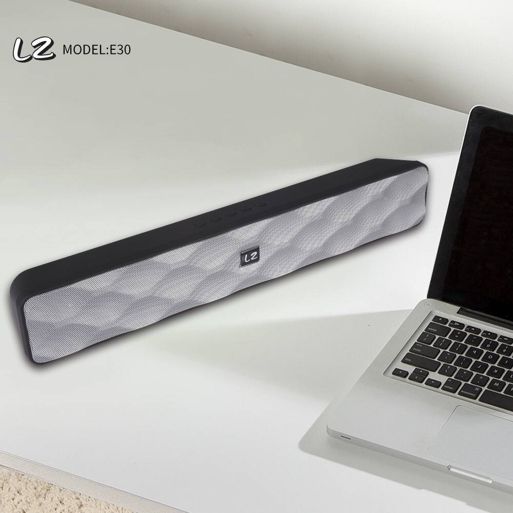 Wireless Bluetooth Speaker Metal USB AUX TF Card LZ E30 – Grey