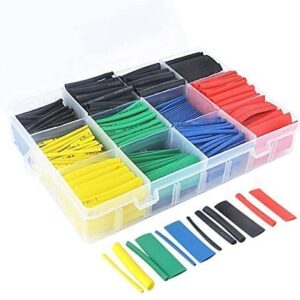 530 Pcs Heat Shrink Tubing Insulation Shrinkable Tube Assortment