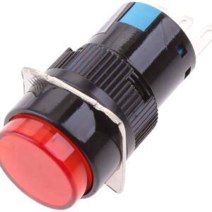 LA160-16A 3 Pin 16mm Push Button Switch Without Lights Without Lock