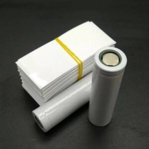 PVC Heat Shrink Tube For 18650 Battery (WHITE)