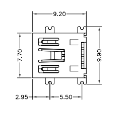 USB Mini B SMD connector