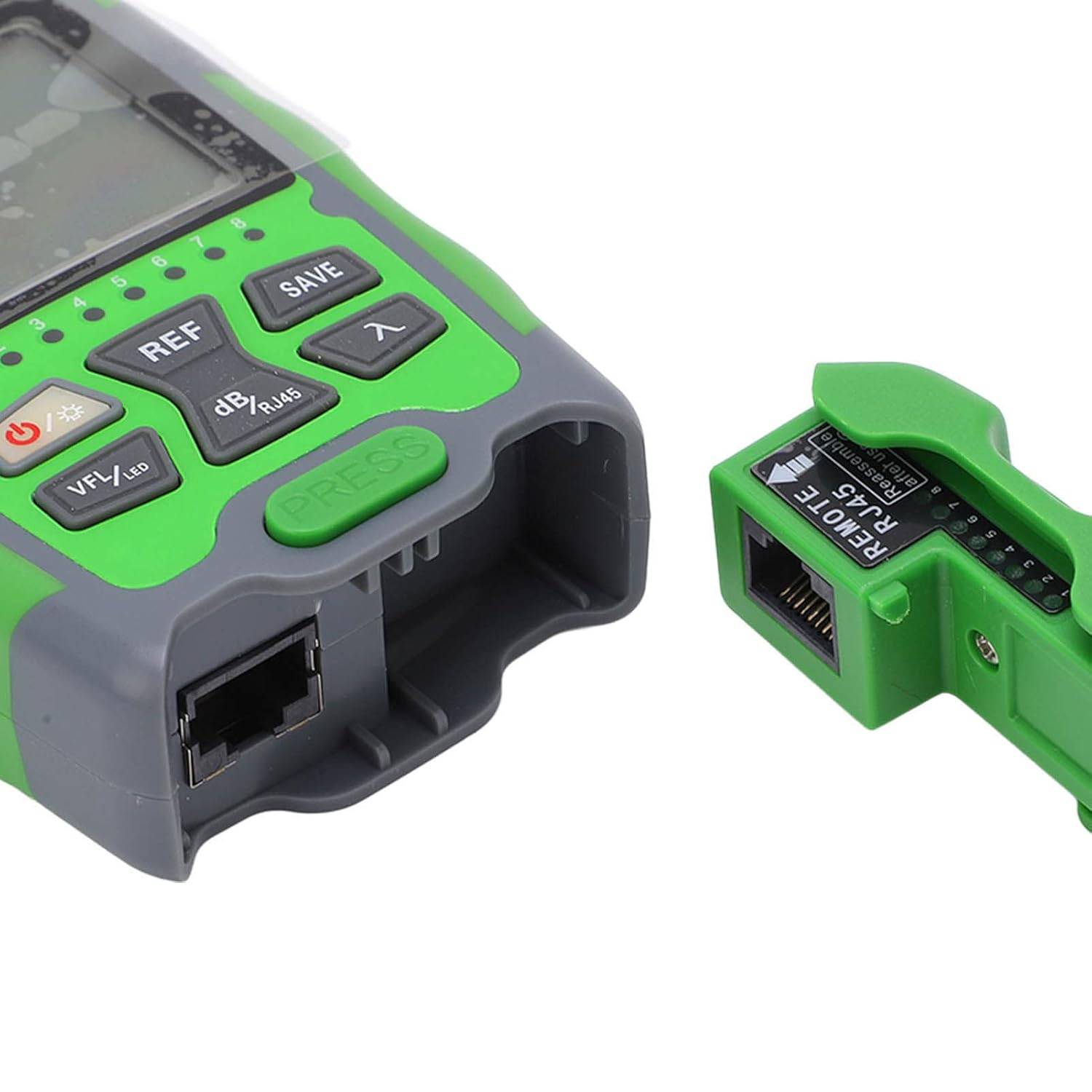 Comptyco Aua-M70/50 4 in 1 Compact Optical Power Meter, Visual Fault Locator, Network Cable Tester, and Optical Fiber Tester RJ45