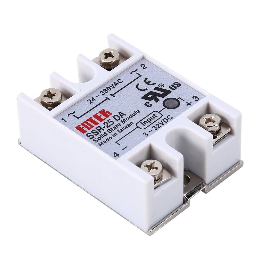 Solid State Relay 25A Input 3-32Vdc / Output 24~380Vac