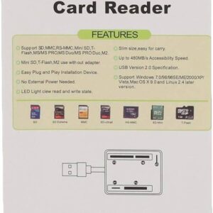 TF Micro SD Card Reader – Red