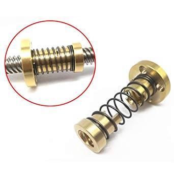 T8 Anti backlash Spring Loaded Nut 8mm