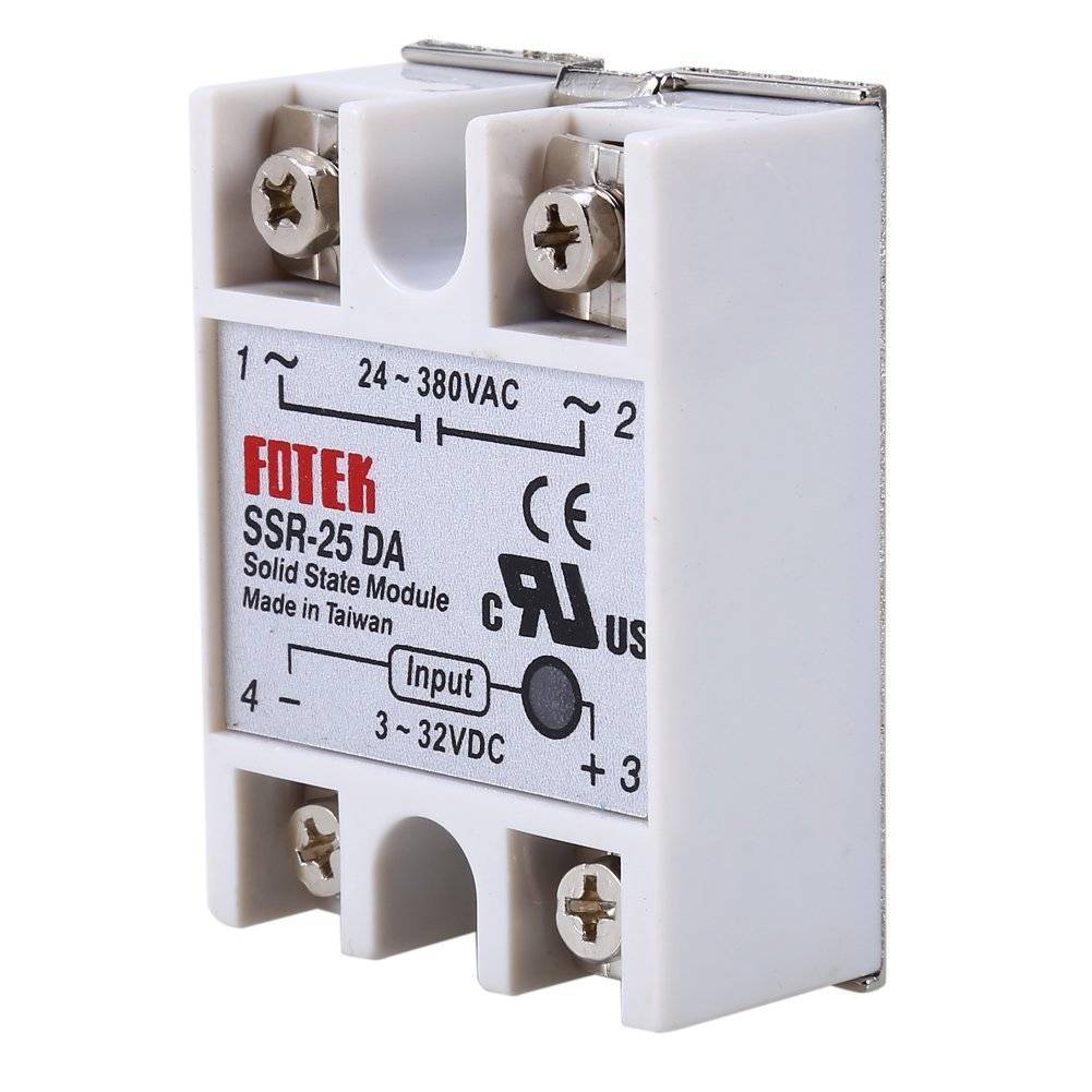 Solid State Relay 25A Input 3-32Vdc / Output 24~380Vac