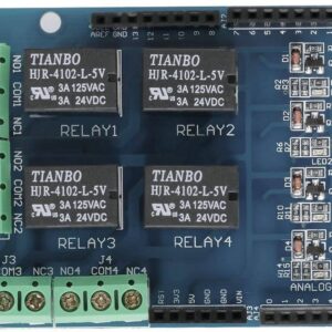 4 Channel 5V Relay Module Board Shield for Arduino