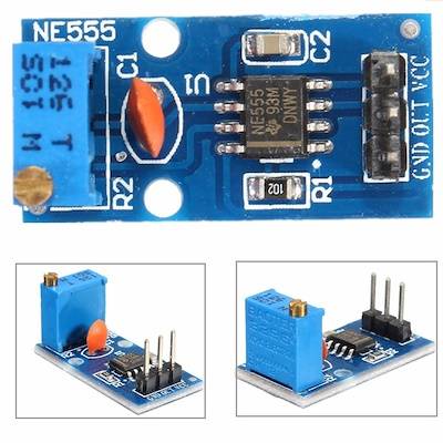 NE555 Adjustable Frequency Pulse Generator Module