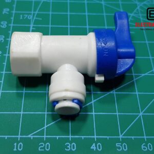 90 Degree On/Off Water Stopcock Valve Connector for 6mm Tube