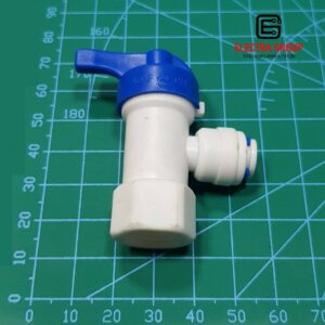 90 Degree On/Off Water Stopcock Valve Connector for 6mm Tube