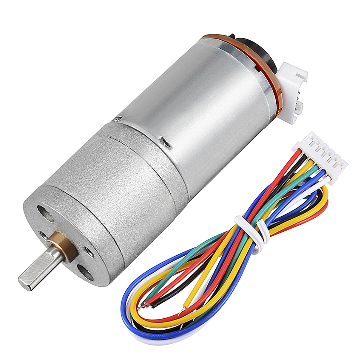 JGA25-370 DC Gearmotor 126 RPM with Encoder 12V