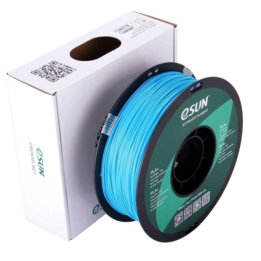 3D Printer Filament PLA+ eSUN 1.75mm 1Kg Light Blue