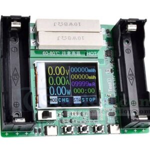 CH-3.0 2 Channel Battery Capacity Tester for 18650 Lithium Battery Voltage Current Indicator 1.77in TFT LCD Display Module