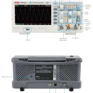 UNI-T UTD2102CEX+ Digital Storage Oscilloscope 100MHz 2 Channel