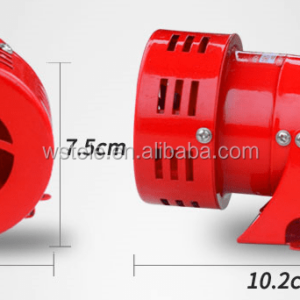 Electric Motor Siren MS-190 DC12V DC24V AC110V AC220V