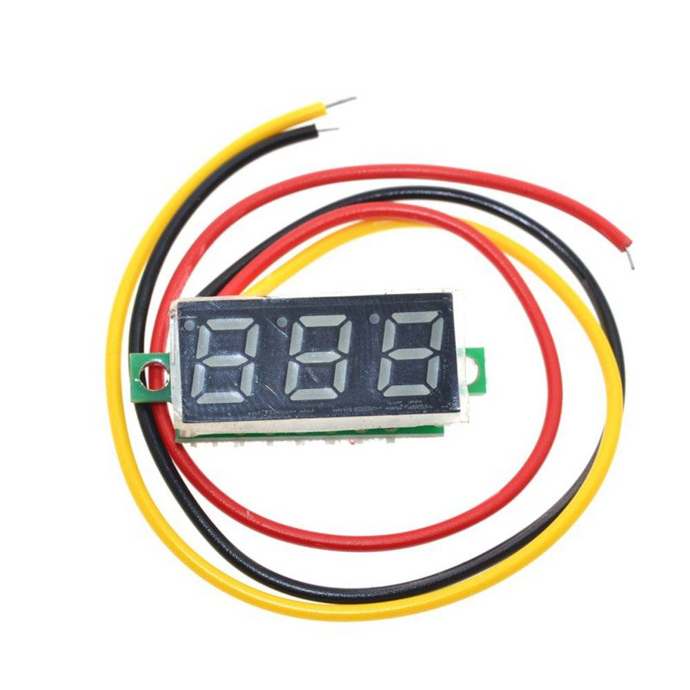 7 Seg Voltmeter Module DC 0V to 100V 3 Wire