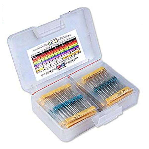 Box of 525 Carbon Resistors 1% Tolerance 1/4W