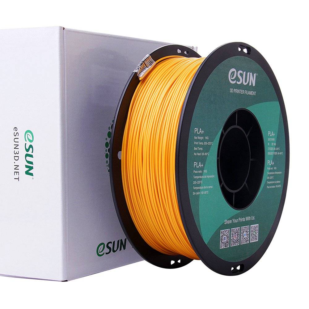 3D Printer Filament PLA+ eSUN 1.75mm Gold