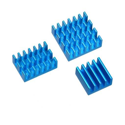 Heat Sink Set for Raspberry Pi (Blue)