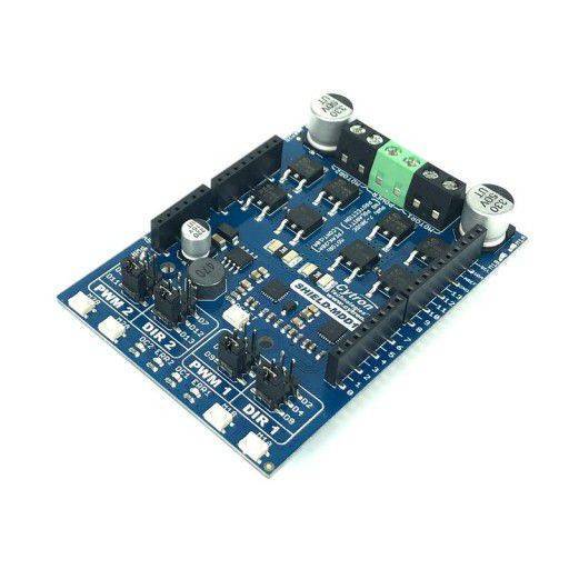 10Amp 7V-30V DC Motor Driver Shield for Arduino (2 Channels)